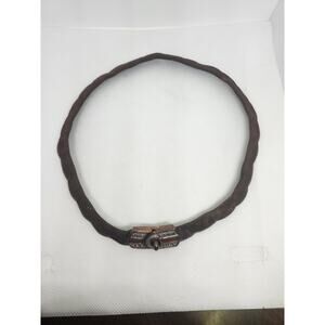 Longaberger So Rachel - Scalloped Mesh Necklace 19" "read"